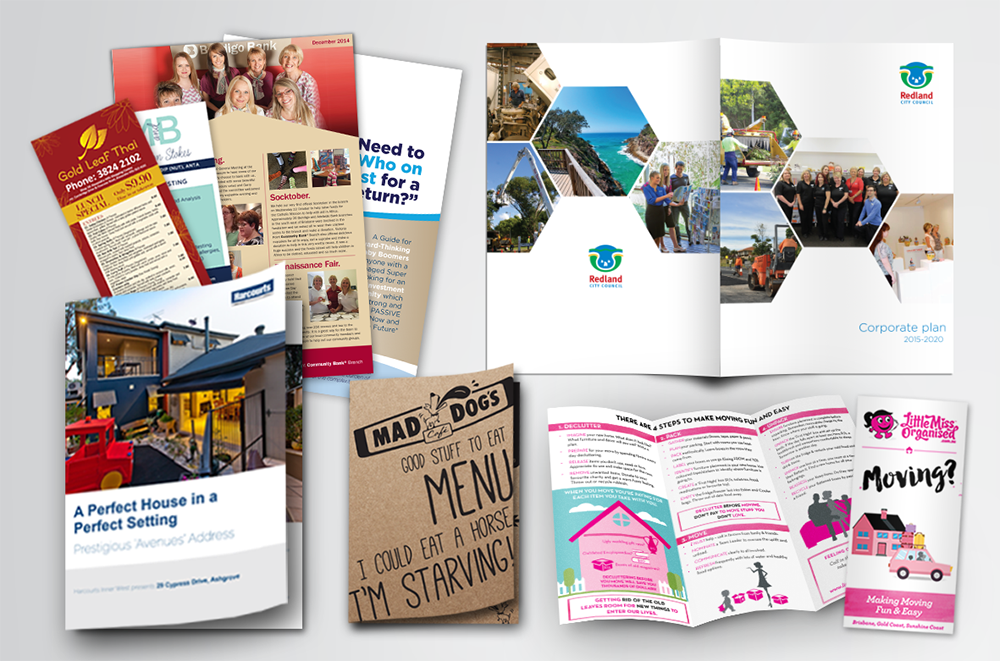 Flyers brochures catalogues