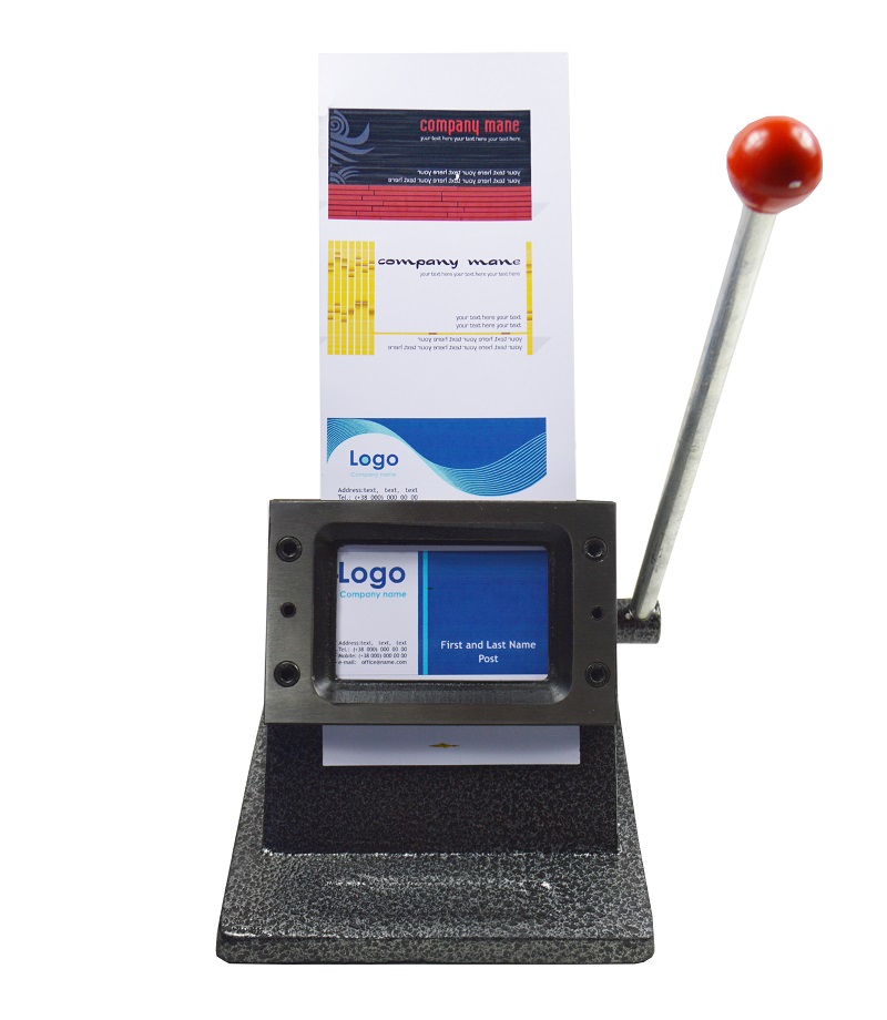 Contour-cut business cards