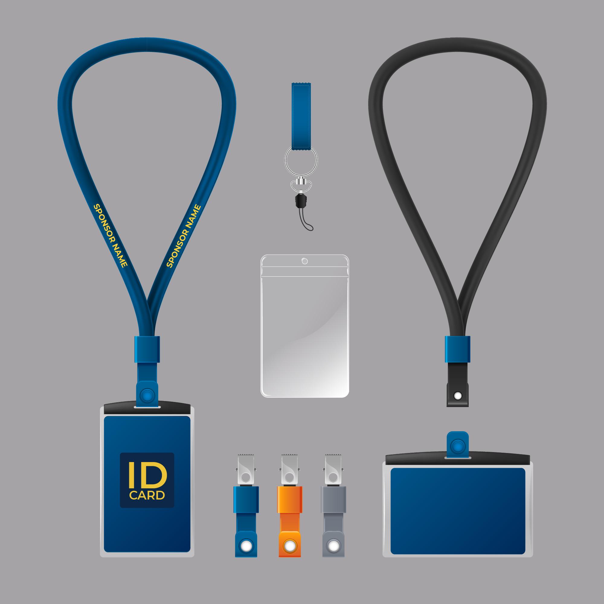 Lanyards, ID cards and staff badges